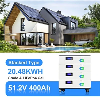 باتری‌های لیتیومی 20 کیلووات ساعتی باتری 51.2 ولتی 400 آمپر ساعتی Lifepo4 چین