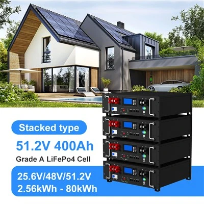 بسته باتری لیتیوم با ظرفیت بالا با ظرفیت 20kwh 400ah 51.2 ولت